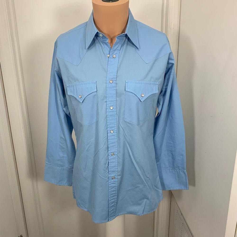 Vintage Sheplers Pearl Snap Western cowboy Shirt